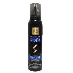 Spa Luxury Extra Hold Professional Styling Mousse, 6 oz.